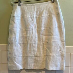 🩷Banana Republic Ivory Skirt women size 0